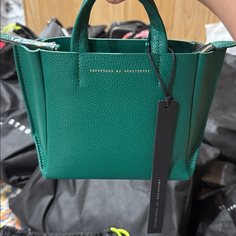 Ampersand as Apostrophe Micro-Tote Crossbody